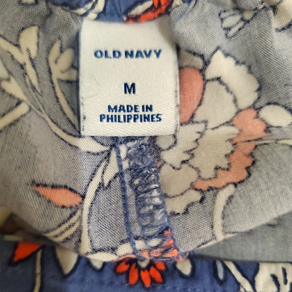 💎Old Navy Blue and Floral Boho Maxi Dress - Picture 4 of 4